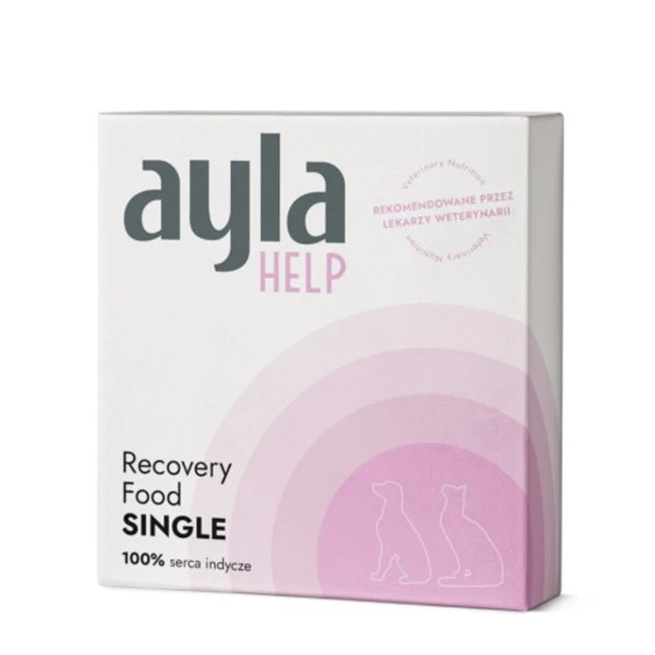 AYLA Help Recovery Food Single - serca indycze liofilizowane dla psów i kotów w formie proszku 38g