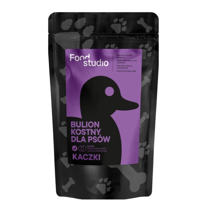 FOOD STUDIO CHEFS Bulion kostny dla psa z kaczki, bogate źródło naturalnego kolagenu 230 ml