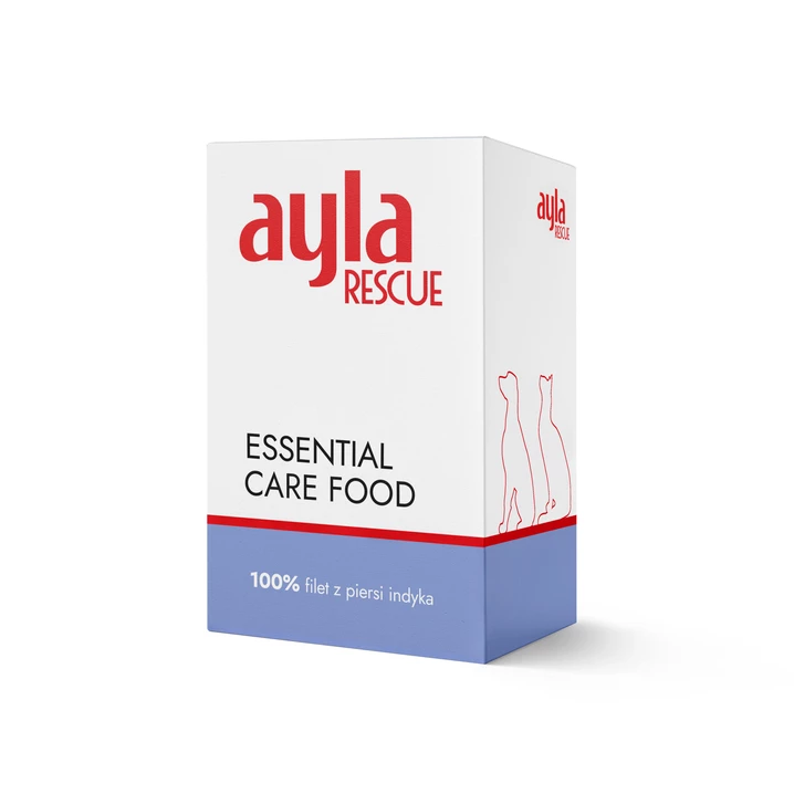 AYLA Rescue Essential Care Food - karma ratunkowa dla psów i kotów, liofilizowany filet z piersi indyka 50g