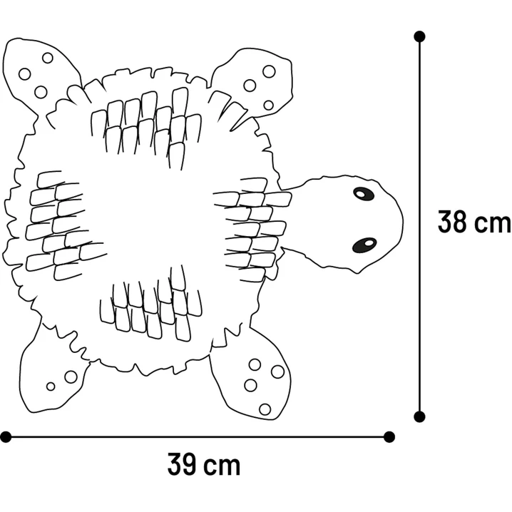 FLAMINGO Żółw - urocza mata węchowa dla małego psa lub kota - 3