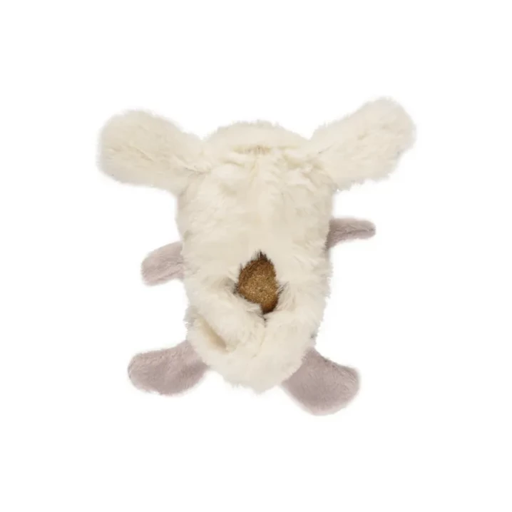 FLAMINGO Little Sheep Catnip - pluszowa zabawka dla kota, owieczka wypełniana kocimiętkowym wkładem 12 cm - 4