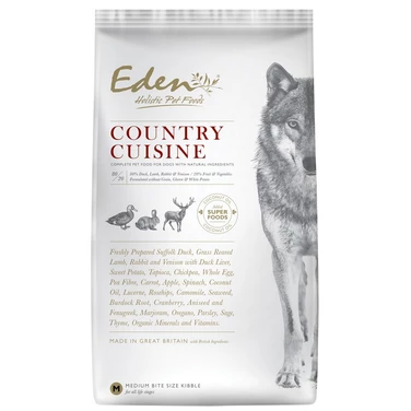 EDEN Country Cuisine - sucha karma dla psa kaczka z królikiem i dziczyzną M 12 kg
