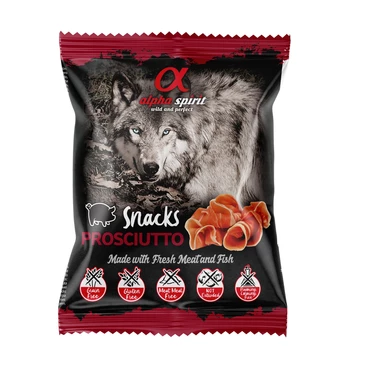 ALPHA SPIRIT Snacks Prosciutto - miękkie smakołyki dla psa z wątróbką, w formie małych kosteczek 50g