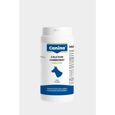 CANINA Calcium Carbonat - węglan wapnia w tabletkach dla psów, 350 sztuk