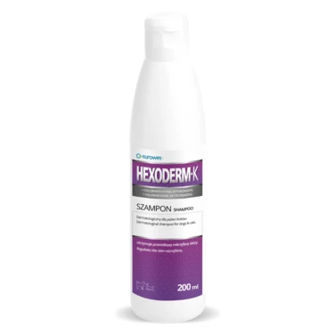 EUROWET Hexoderm-K - szampon dermatologiczny dla psów i kotów 200 ml