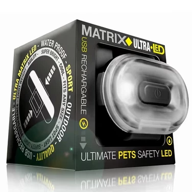 MAX&MOLLY Matrix Ultra LED - mocna, ledowa lampka dla psa, wodoodporna, ładowana na USB, czarna - 5