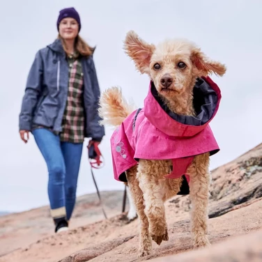 HURTTA Monsoon Coat II Eco Ruby - niezawodna kurtka przeciwdeszczowa dla psa, różowa - 3