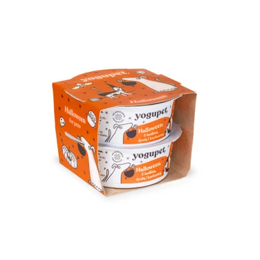 YOGUPET Halloween - jogurt dla psa i kota z inuliną, dynią i kurkumą 2x110g - 2