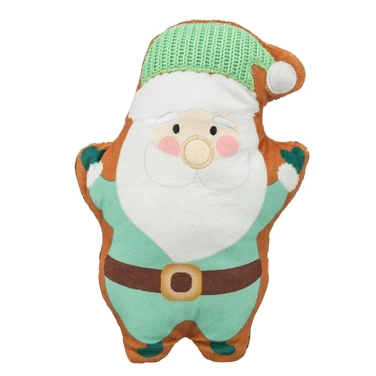 TRIXIE Xmas Mikołaj - świąteczna zabawka dla psa, pluszowy Mikołaj BEZ piszczałki 22cm