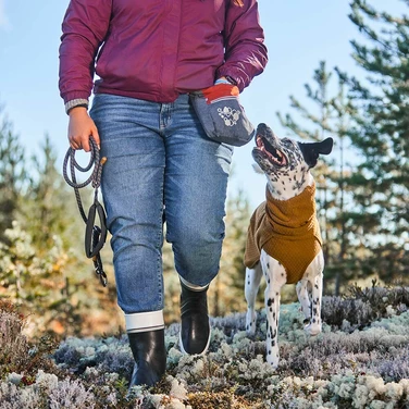 HURTTA Warming Midlayer Eco Desert - ciepły polar dla psa z podszewką zatrzymującą ciepło, miodowy - 3