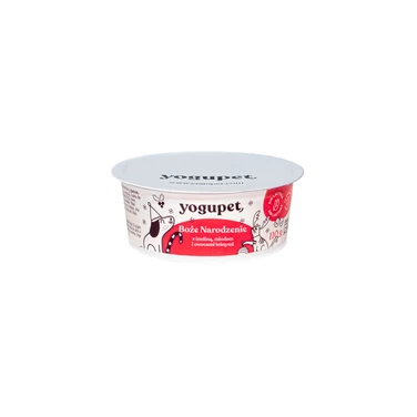 YOGUPET Xmas - jogurt dla psa i kota w świątecznym klimacie, z miodem, inuliną i owocami leśnymi 2x110g