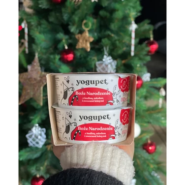 YOGUPET Xmas - jogurt dla psa i kota w świątecznym klimacie, z miodem, inuliną i owocami leśnymi 2x110g - 2