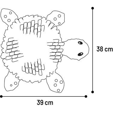 FLAMINGO Żółw - urocza mata węchowa dla małego psa lub kota - 3
