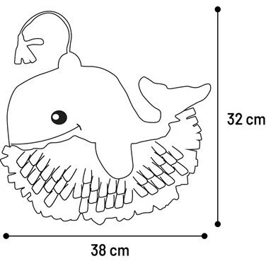 FLAMINGO Wieloryb - urocza mata węchowa dla małego psa lub kota - 2